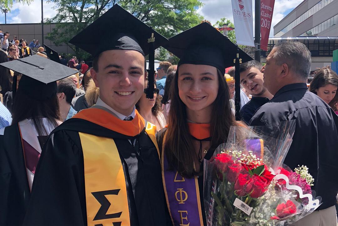 Finally graduated from college - both w/ a bachelors of engineering in mechanical engineering.