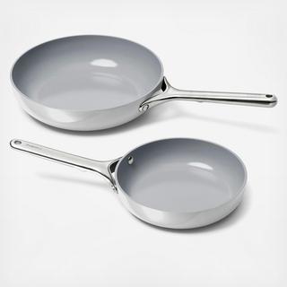 2-Piece Ceramic Fry Pan Set