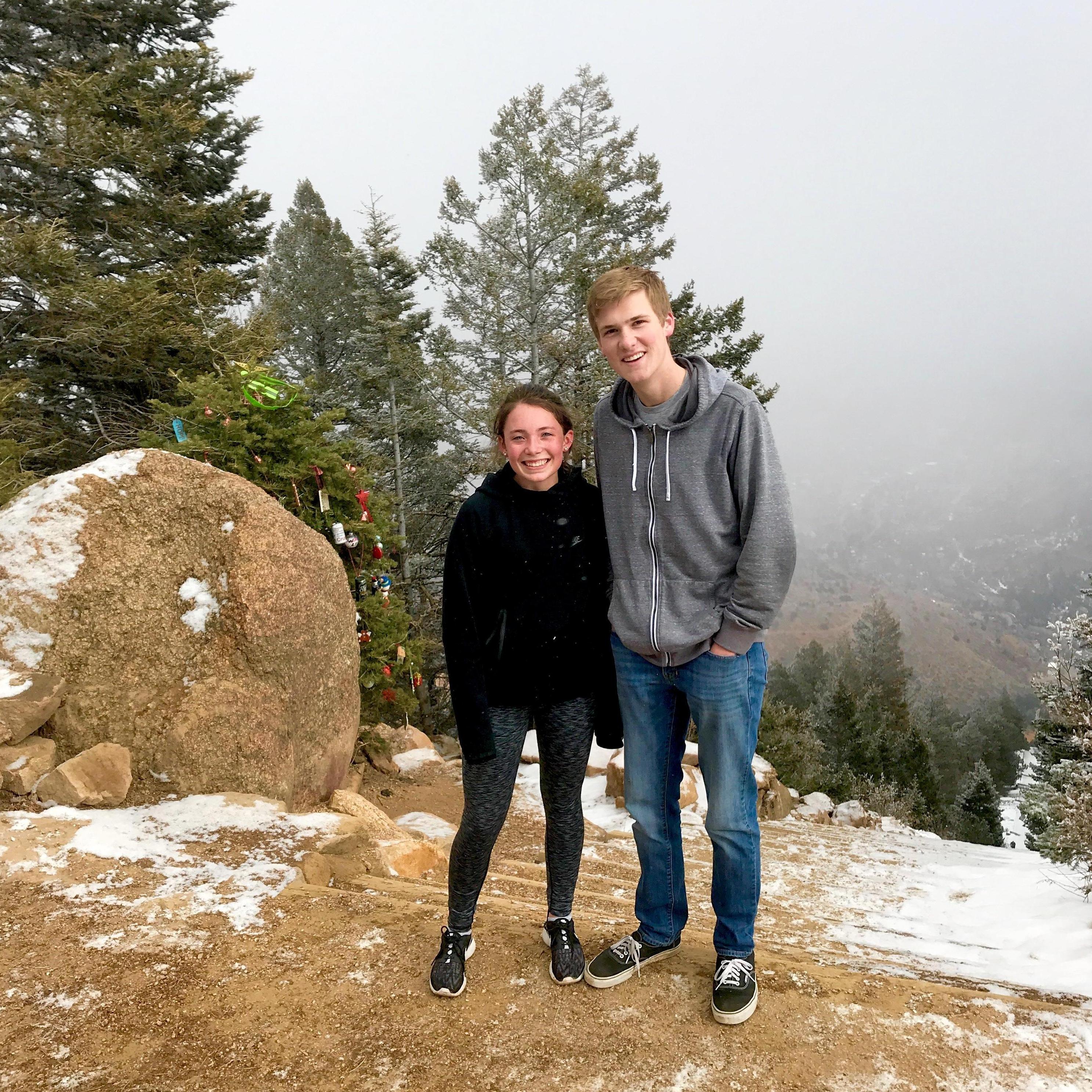 The first time up the Manitou Incline