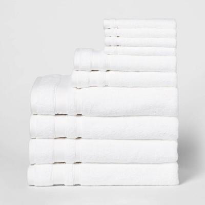 10pk Towel Set True White - Threshold™