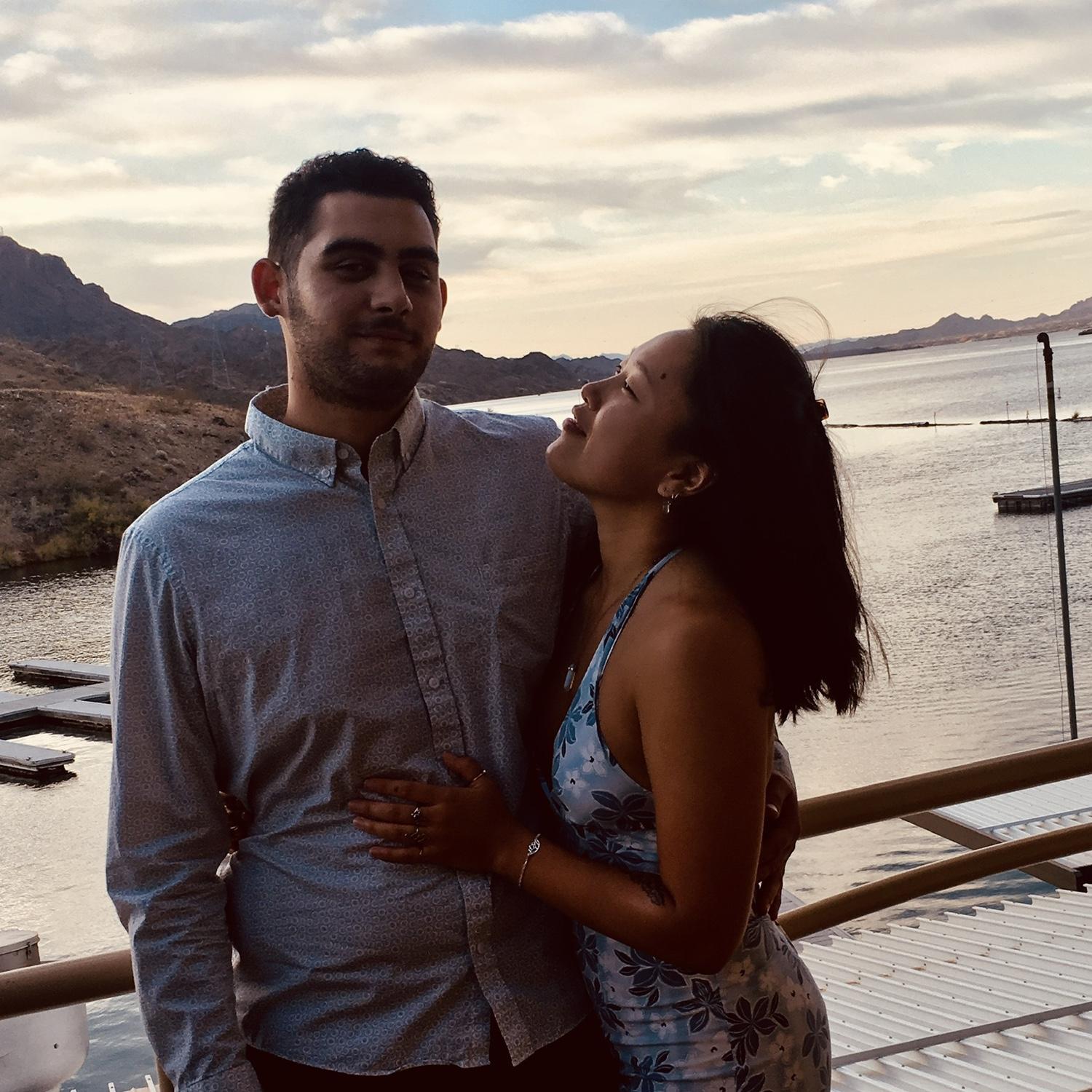 Our first official couple photo 🥹