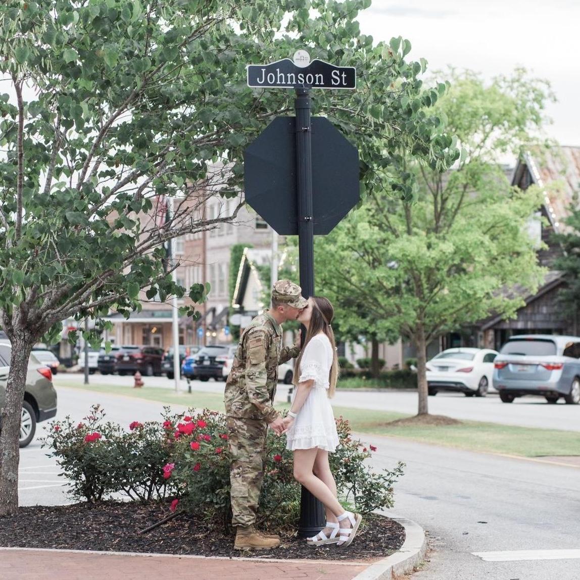 Couldn't have taken our engagement pictures without stopping by Johnson Street!