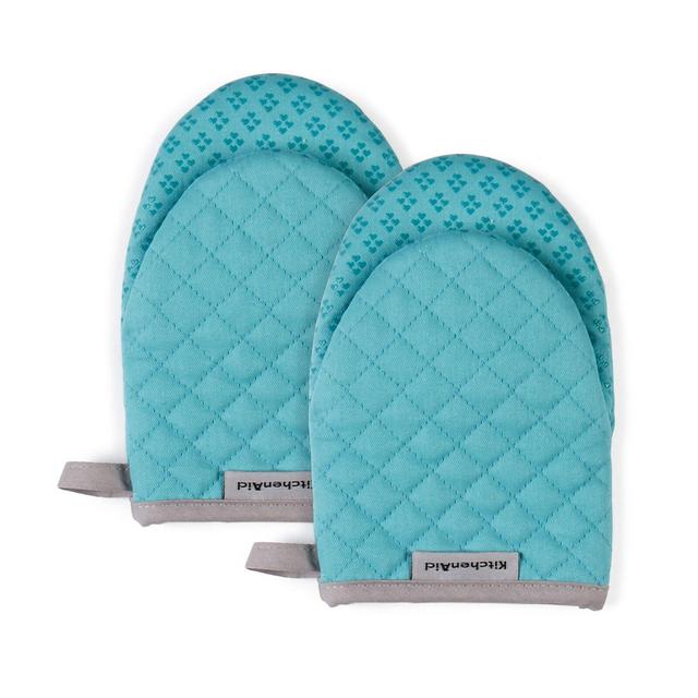 KitchenAid Asteroid Solid Textured Mini Oven Mitt (Set of 2)