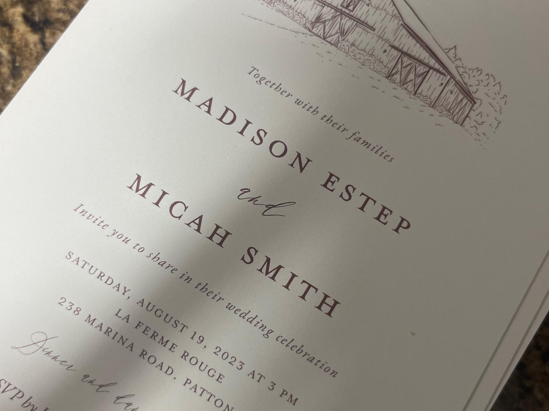 The Wedding Website of Maddie Estep and Micah Smith