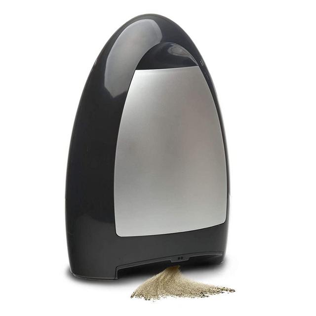 EyeVac Home - Touchless Stationary Vacuum, Dual High Efficiency Filtration, Corded, Bagless, Automatic Sensors, 1000 Watt - Black