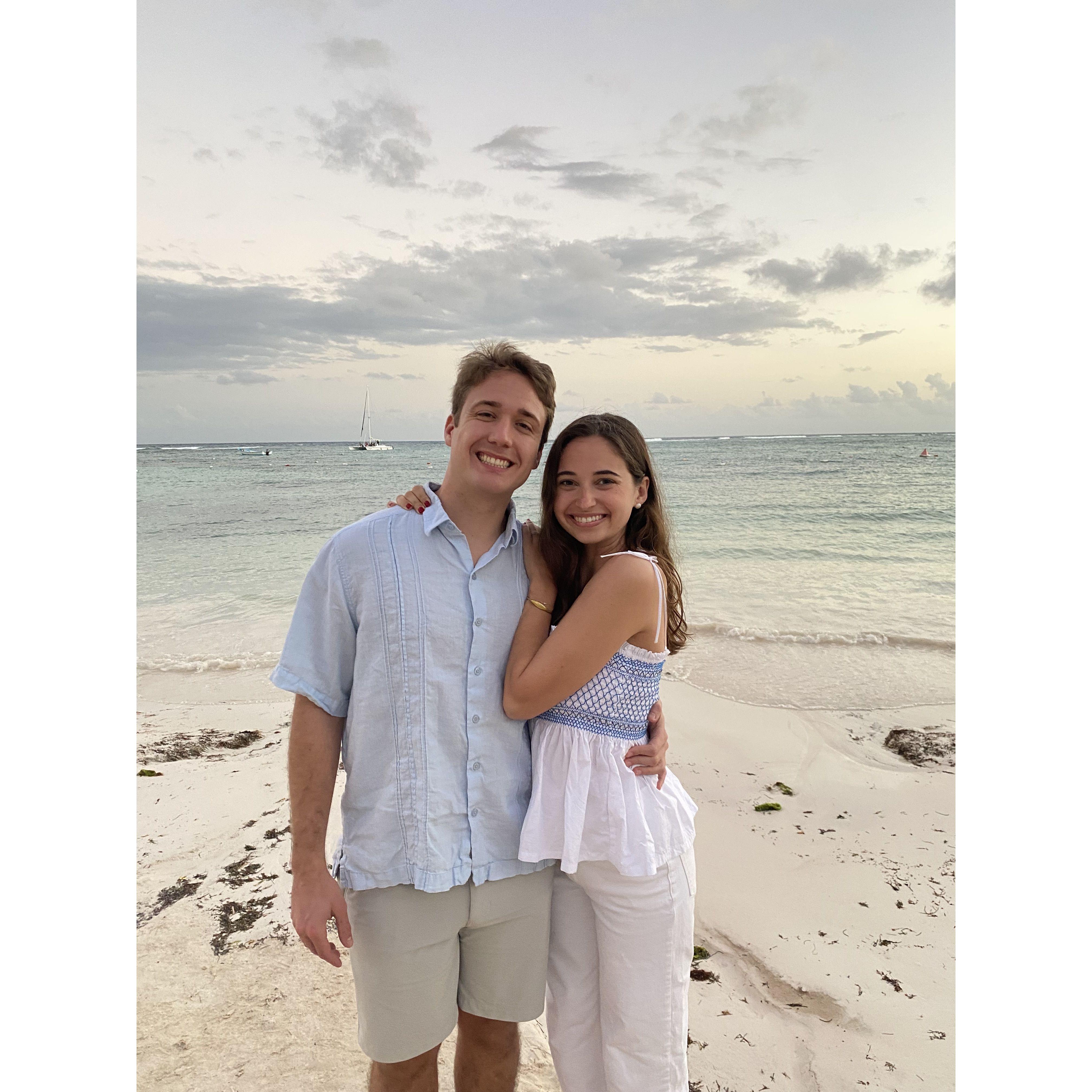 Our first trip as an engaged couple!