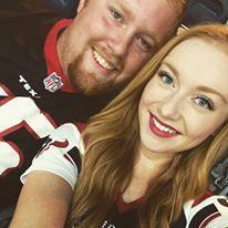 The first Texans game we went to together.