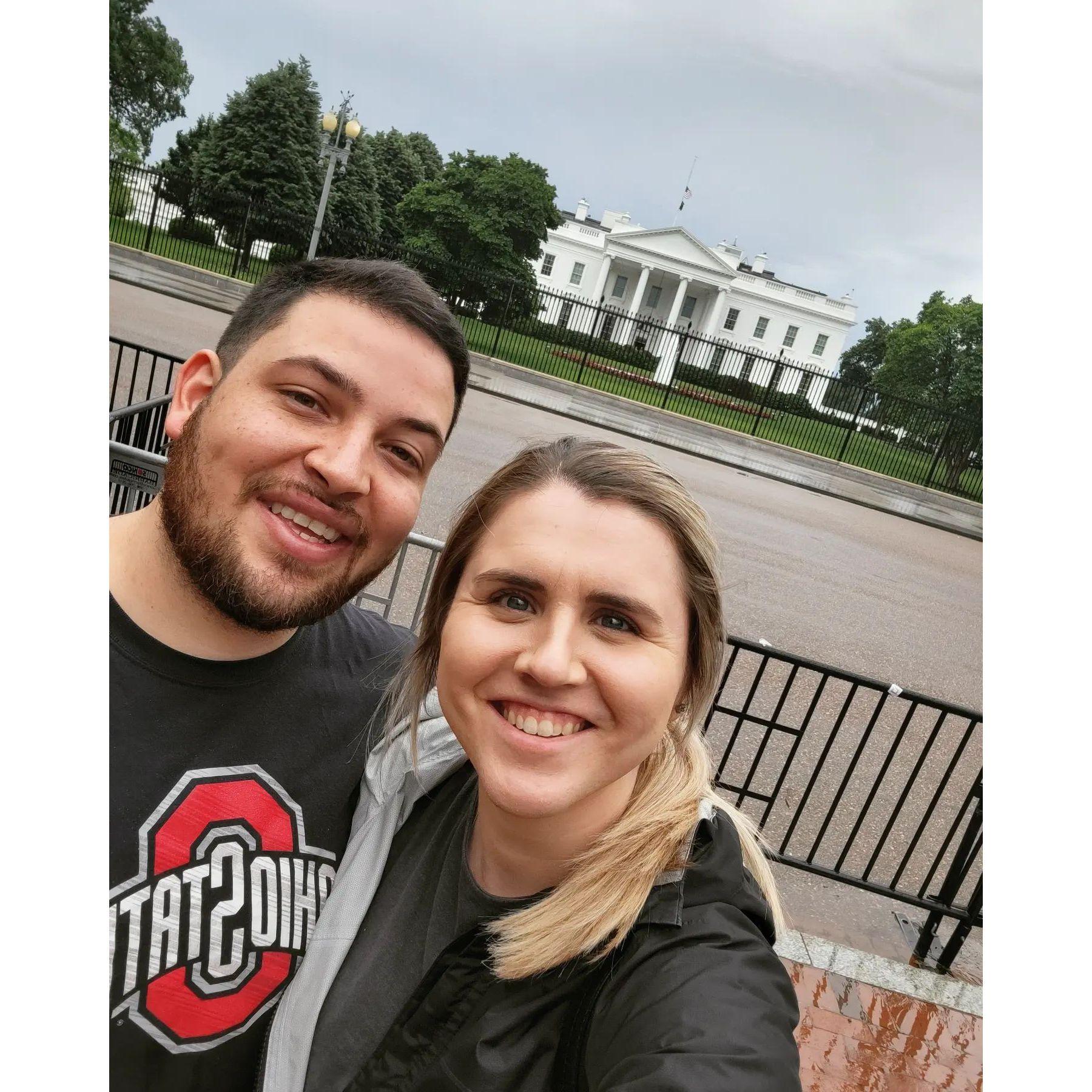 Our first trip by car together! Washington D.C.