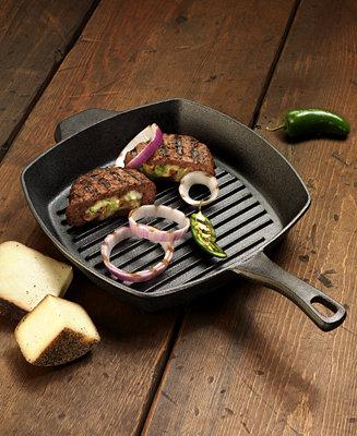 Pre-Seasoned Cast Iron 10" Square Grill Pan