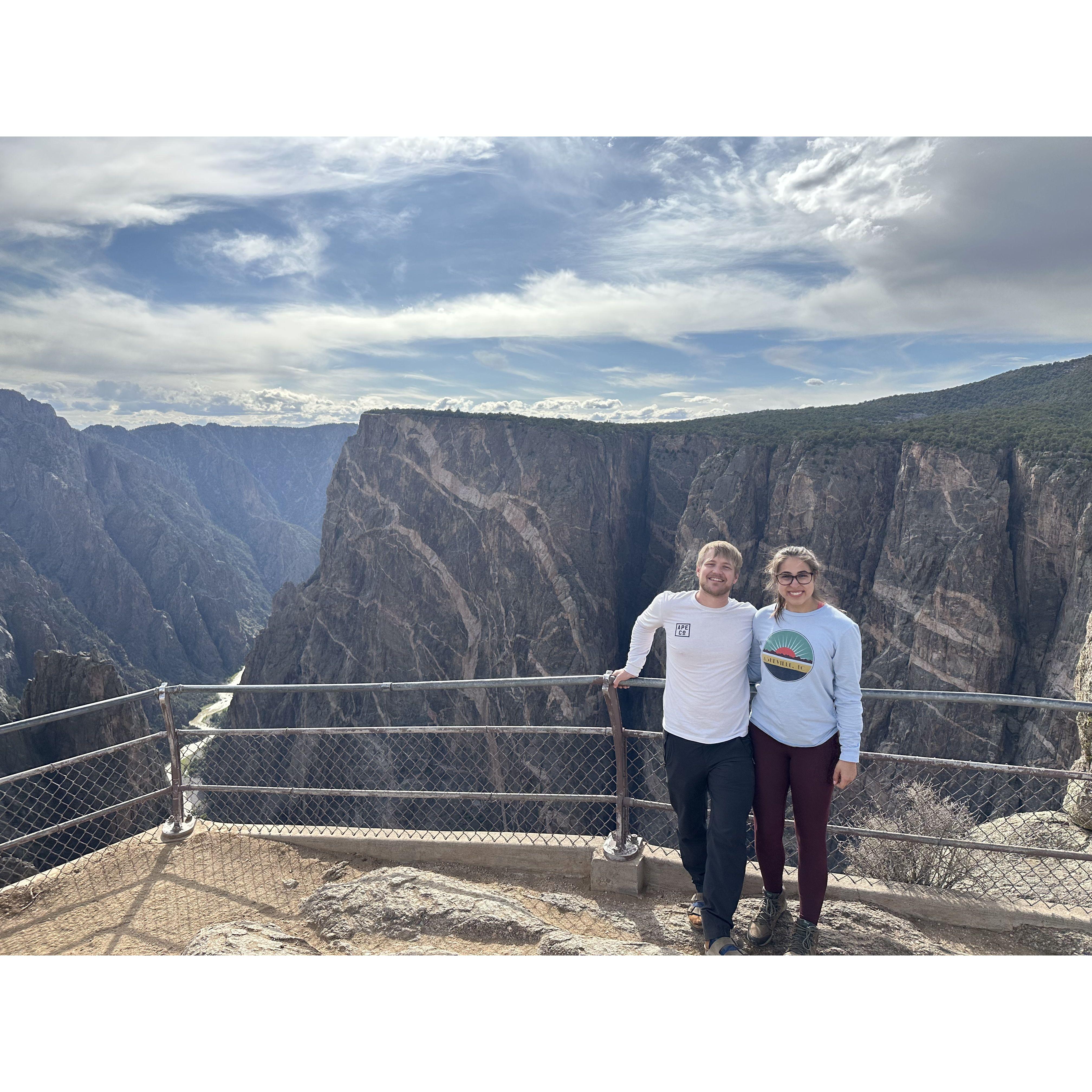 Zach said the canyon walls looked like steak, very on brand