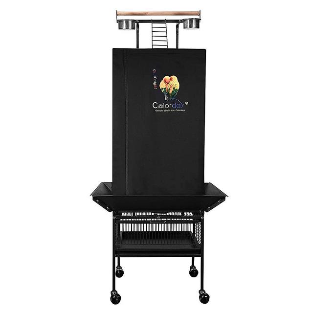 Colorday Good Night Bird Cage Cover for Large Bird Cage with Play Top (Patent Pending)