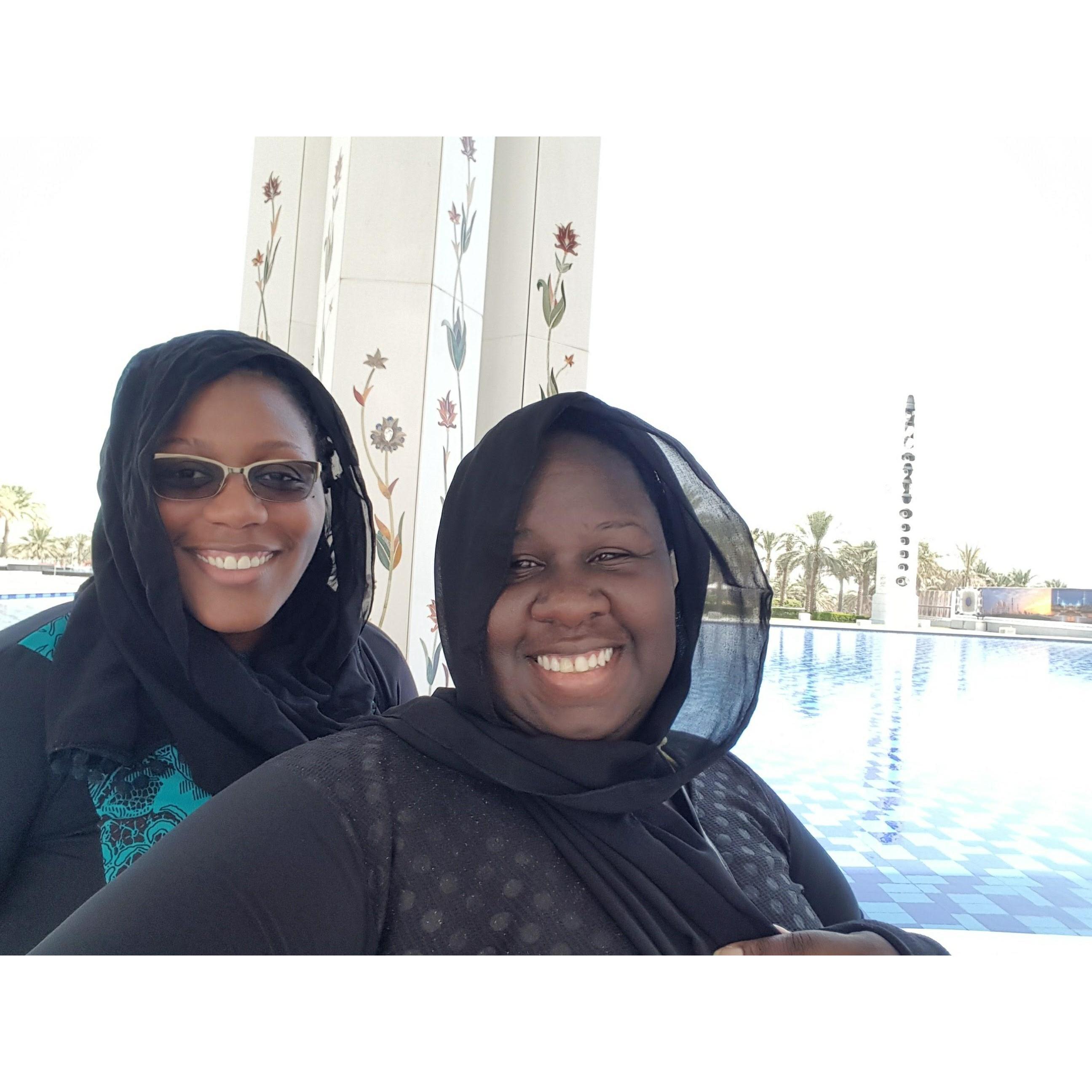 Sheikh Zayed Grand Mosque
Abu Dhabi, United Arab Emirates
Shaniece and Michelle

Septebmer 2016