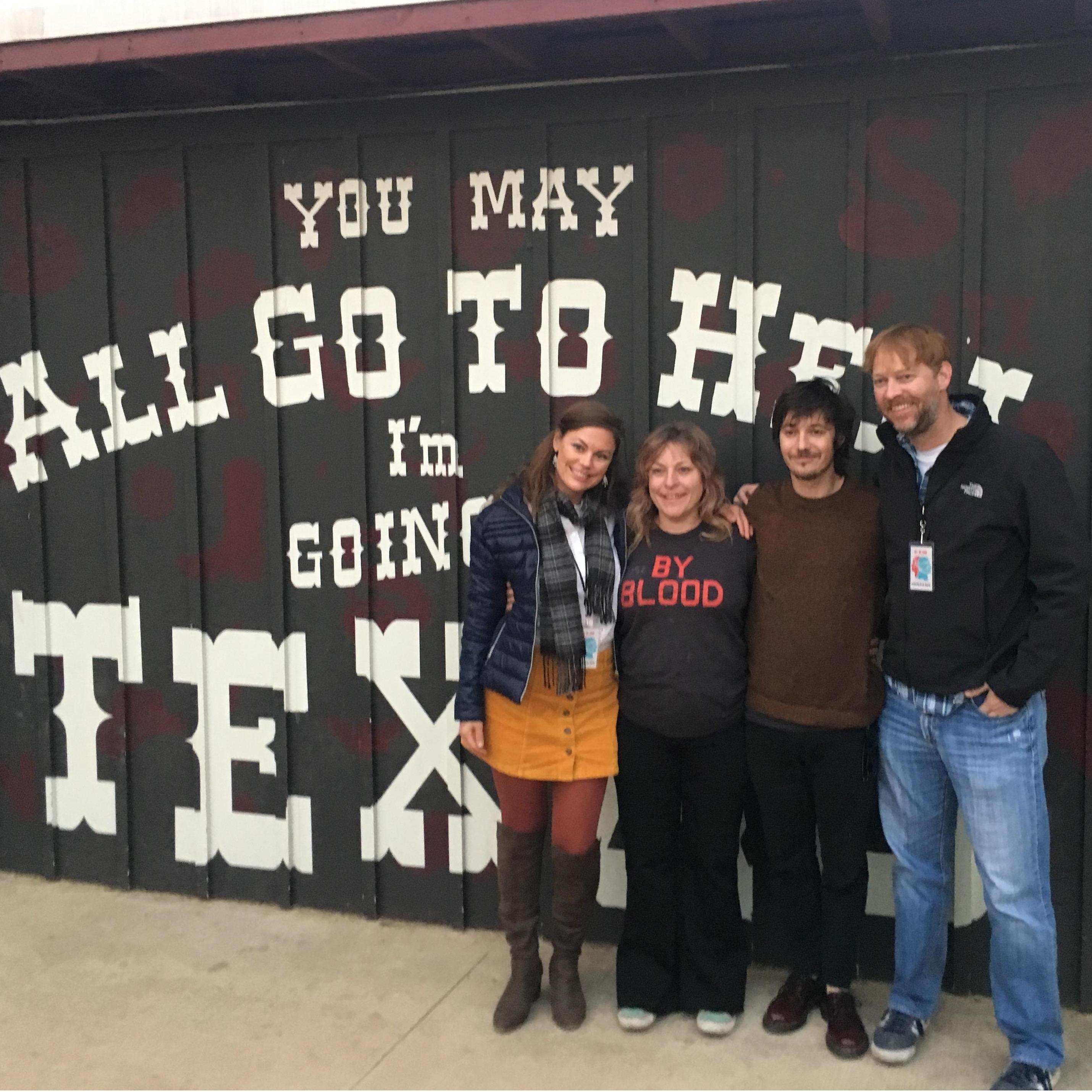 Backstage at Shovels & Rope, Scoot Inn, Austin, TX (Nov. 2, 2019)