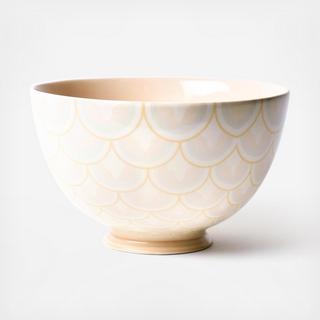 Layered Arabesque Footed Bowl