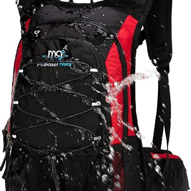 Mubasel Gear Insulated Hydration Backpack Pack with 2L BPA Free Bladder - for Running, Hiking, Cycling, Camping
