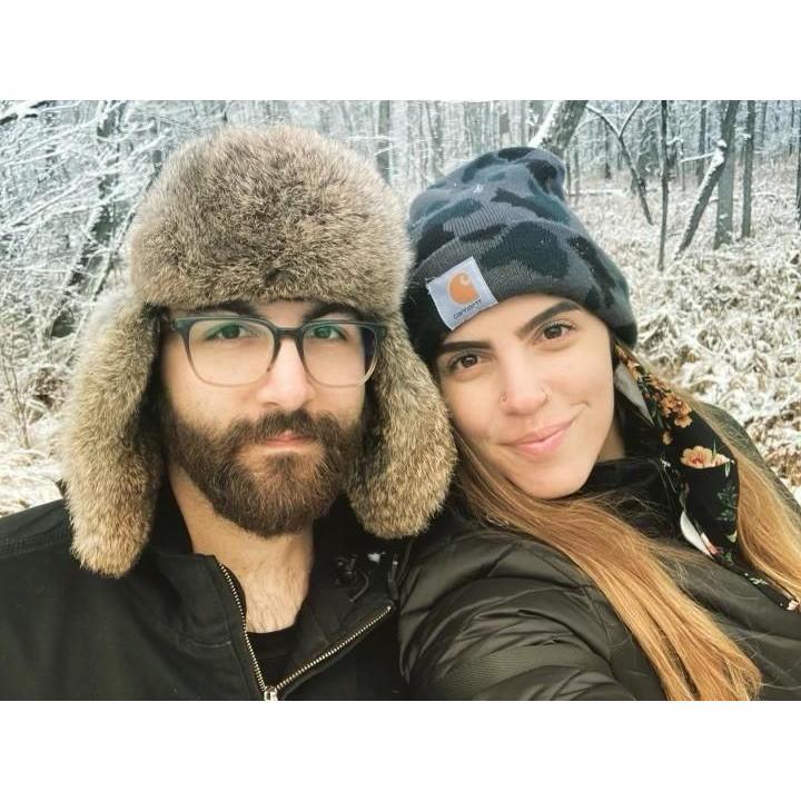 Pine River, Manistee National Forest, MI. Our annual winter camping trip.