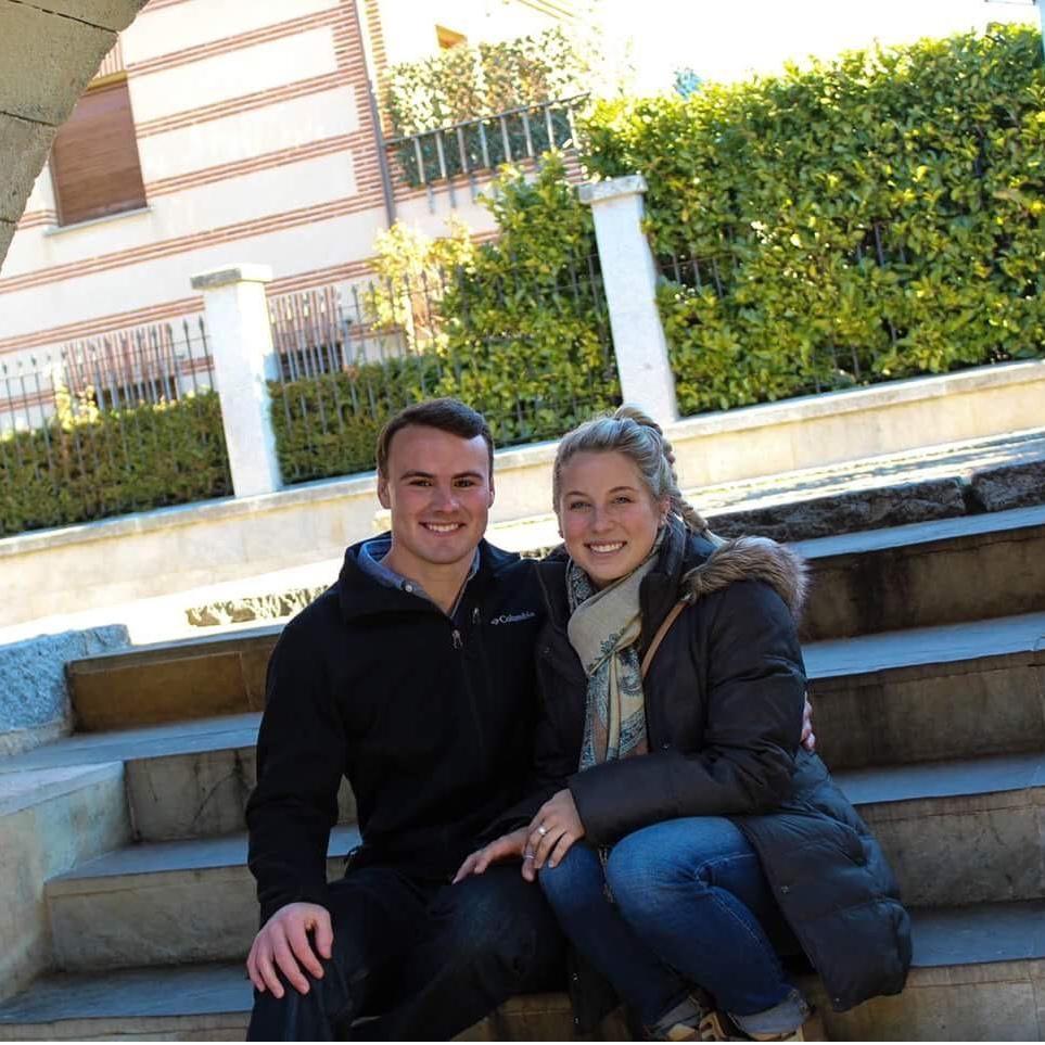 Our first picture together.
Segovia, Spain - January 2017