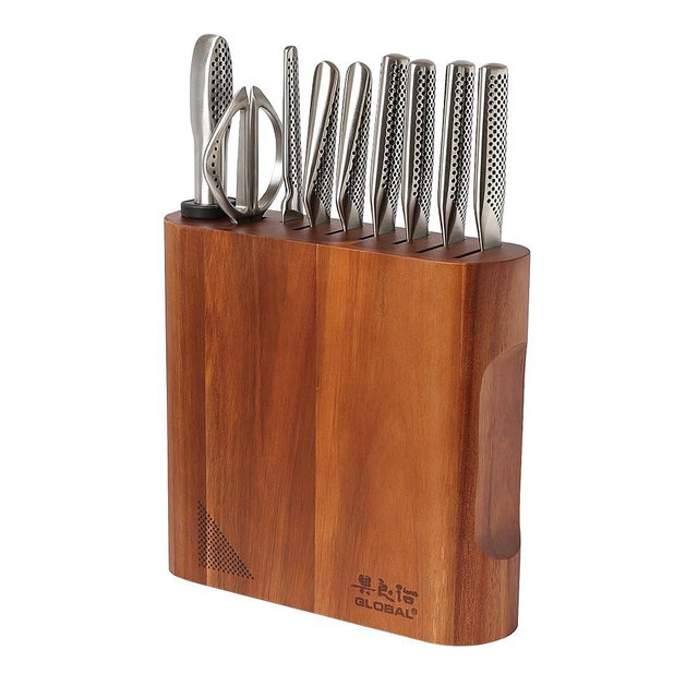 Global Kanpeki 10pc Knife Block Set