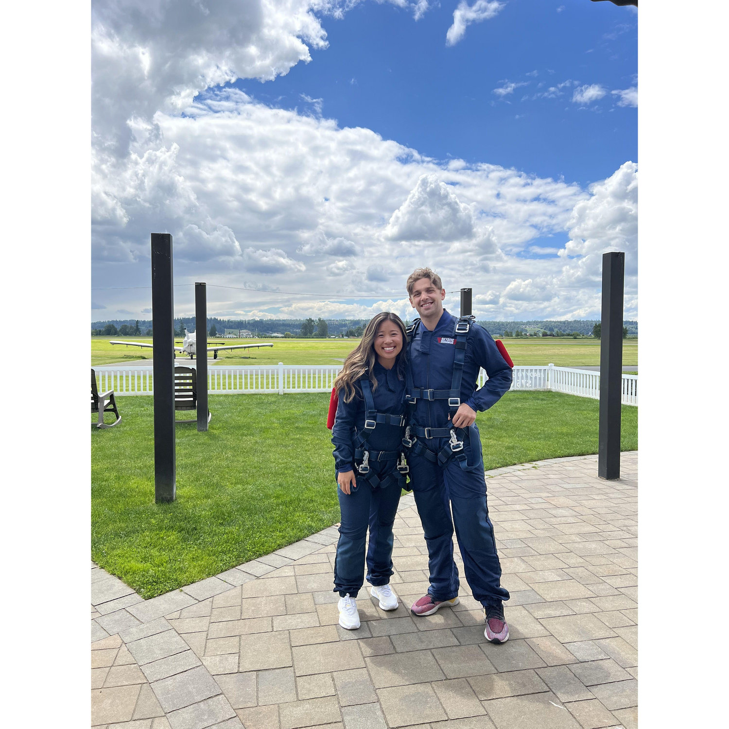 Jumping out of a perfectly good airplane to celebrate Kayla's 30th birthday - Skydive Snohomish, WA
