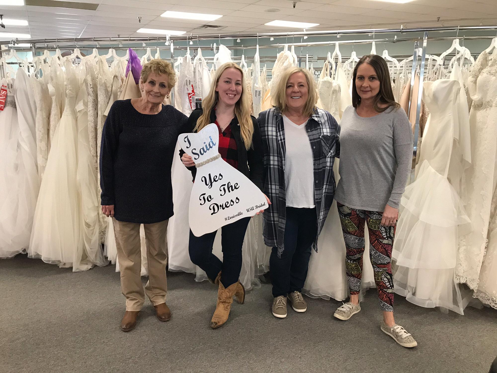 I said yes to the dress on 02.16.19 with the help of my grandma, mother, and future mother in law ❤️👰🏼💍