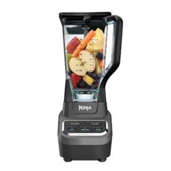 Ninja Professional Blender 1000W, Total Crushing Technology- Smoothies, Ice Crushing & Frozen Fruit, Full-Size Countertop Blender, 72-oz. Pitcher, Black & Grey, BL610