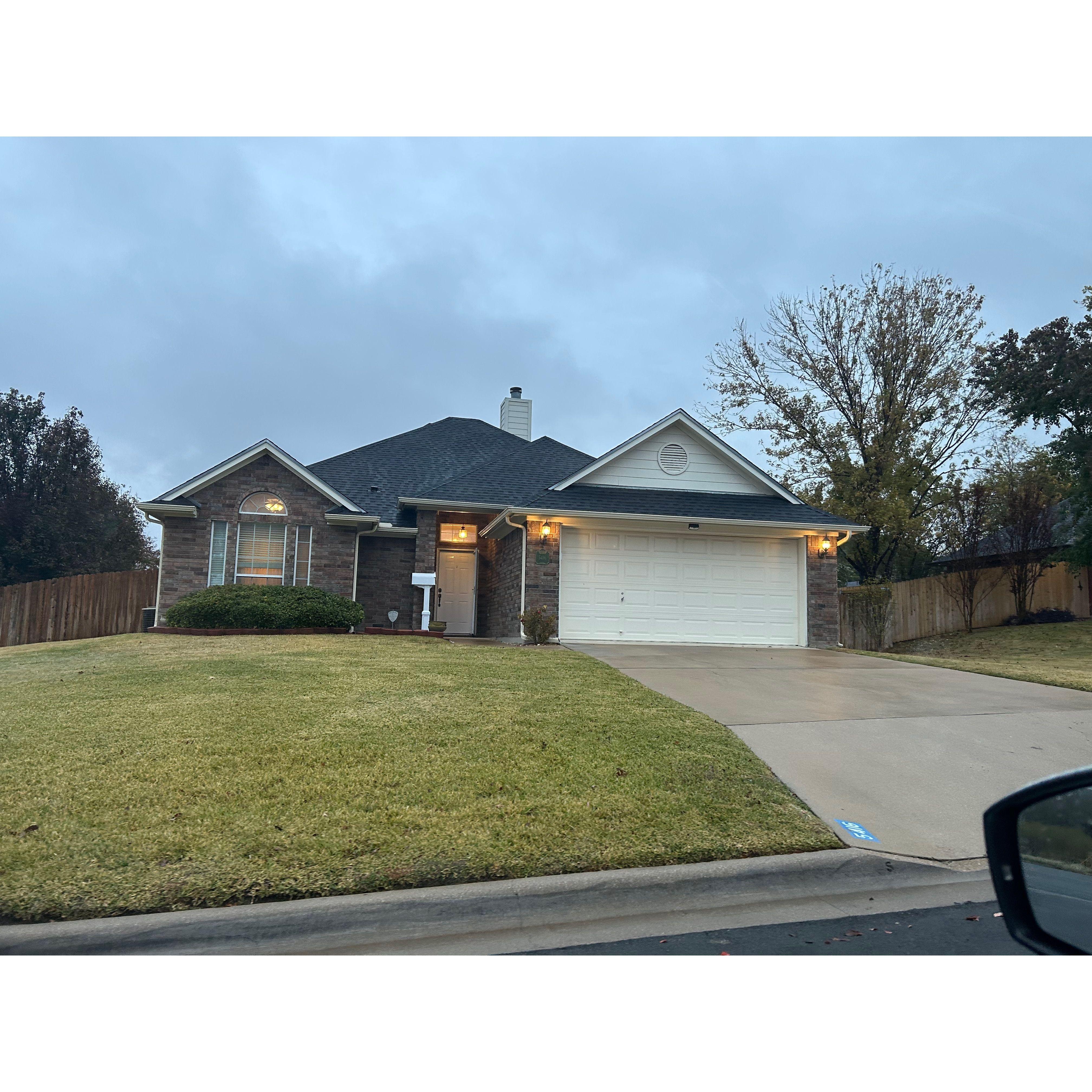 Our new (first) home in Texas!