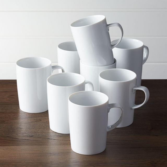 Set of 8 Verge Latte Mugs