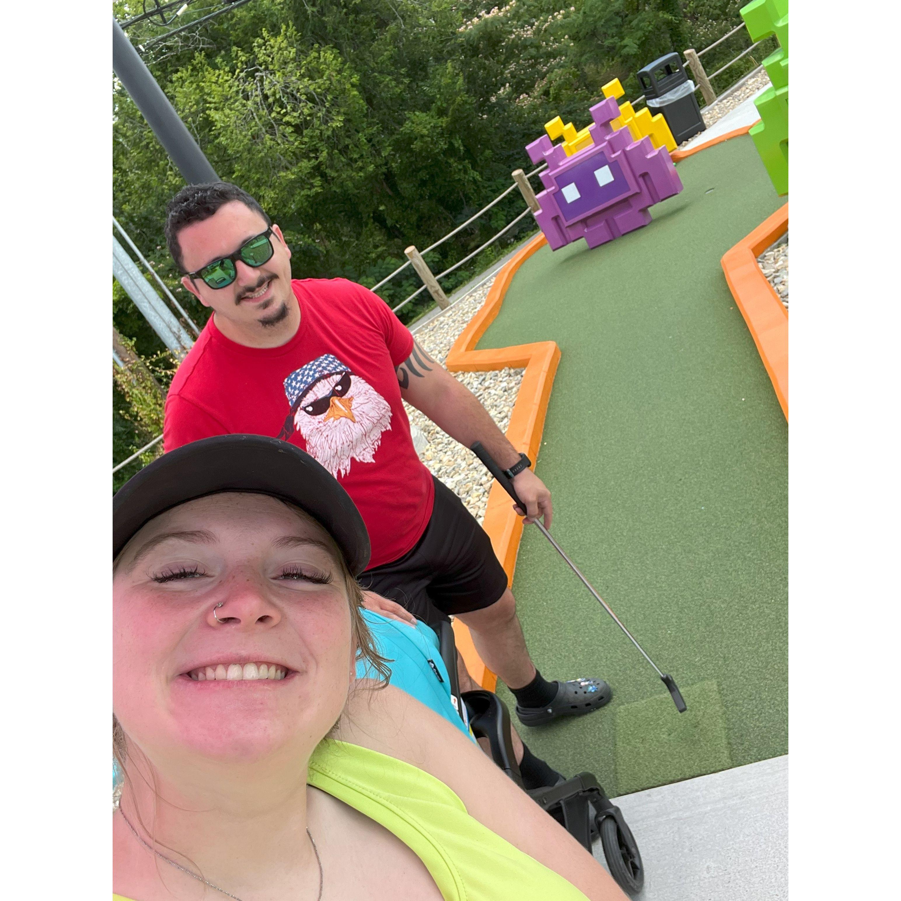 Birthday Putt-Putt in Gatlinburg