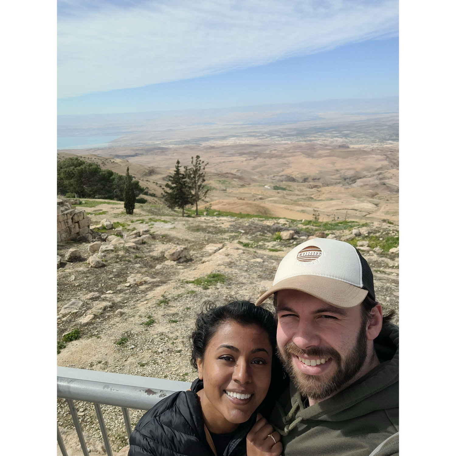 Looking out over the Holy Land