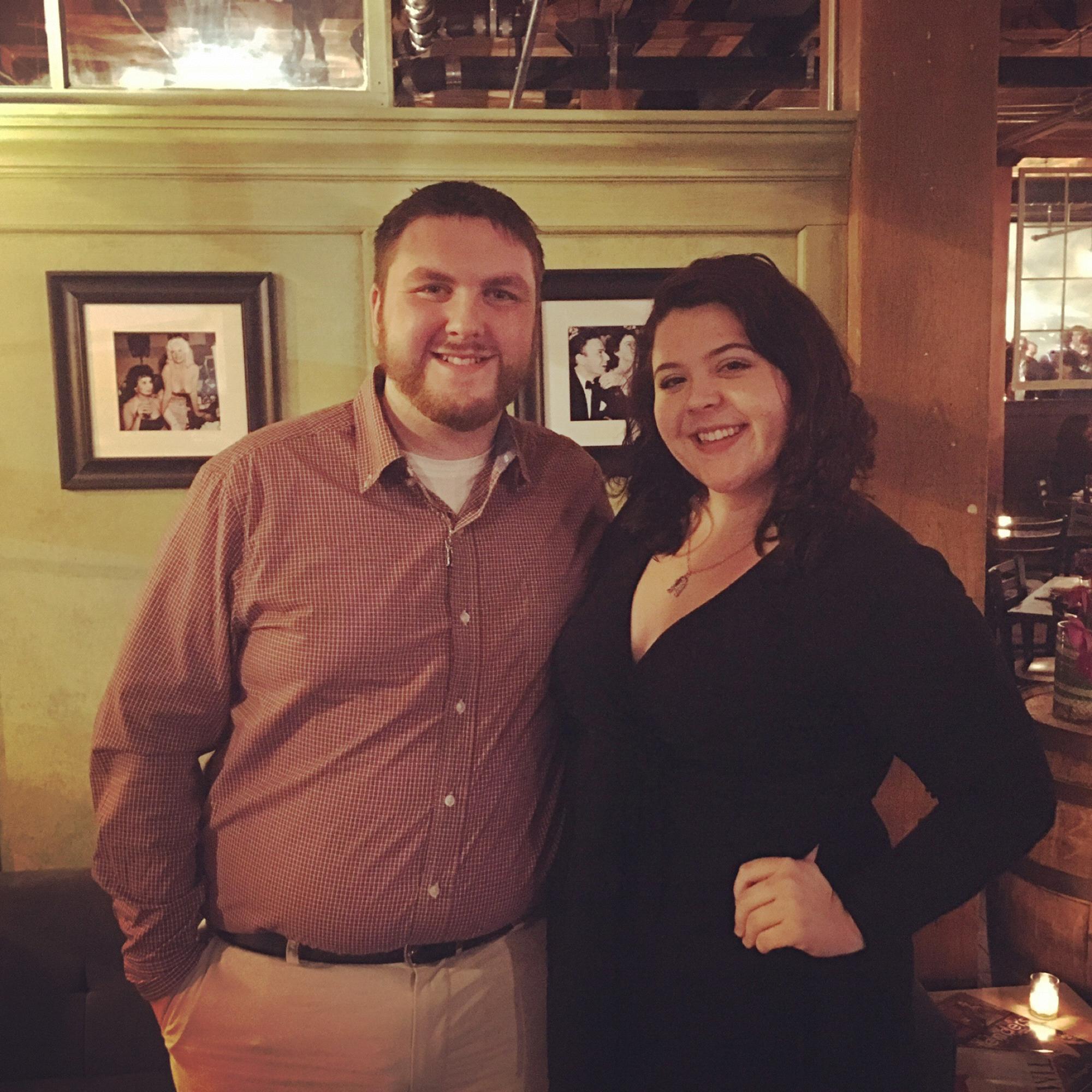 Our first Valentine's Day together
