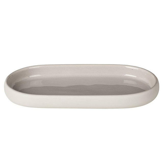 Blomus SONO Oval Tray, Moonbeam