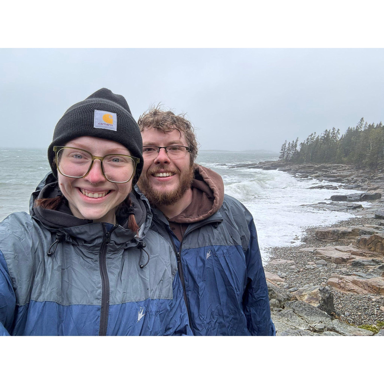 Visiting Acadia National Park during a nor'easter was so magical (and cold and wet).