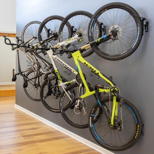 Swivel Mount Bike Storage Rack | 4 Pack | Garage Wall Hook