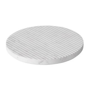 Muuto Groove Marble Trivet - White