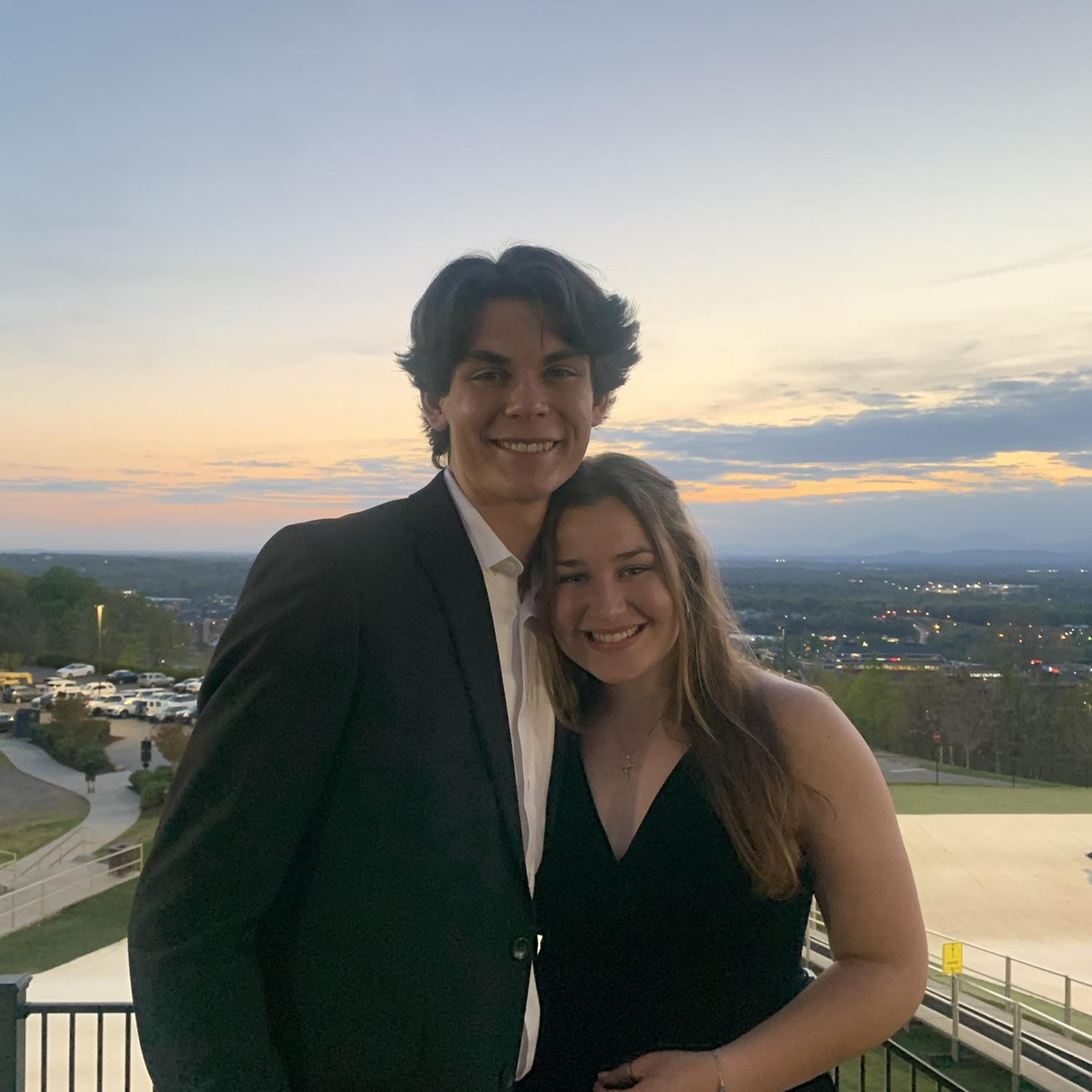 April 2022 - A formal at LU overlooking the mountains.