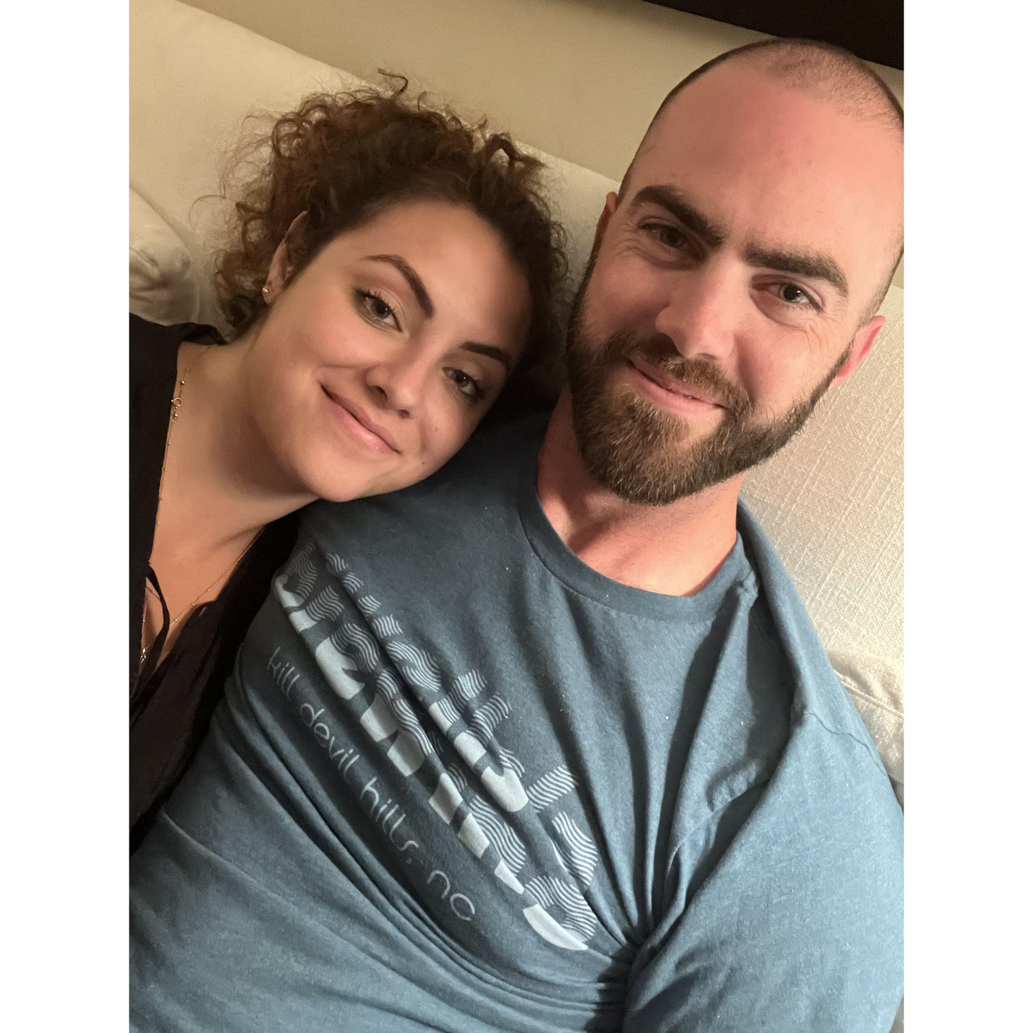 The very first picture we ever took together. (Who knew that this picture would one day be on our wedding website? Me. That's who. ;) )