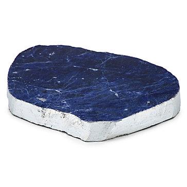 Sodalite Geode Serve Platter