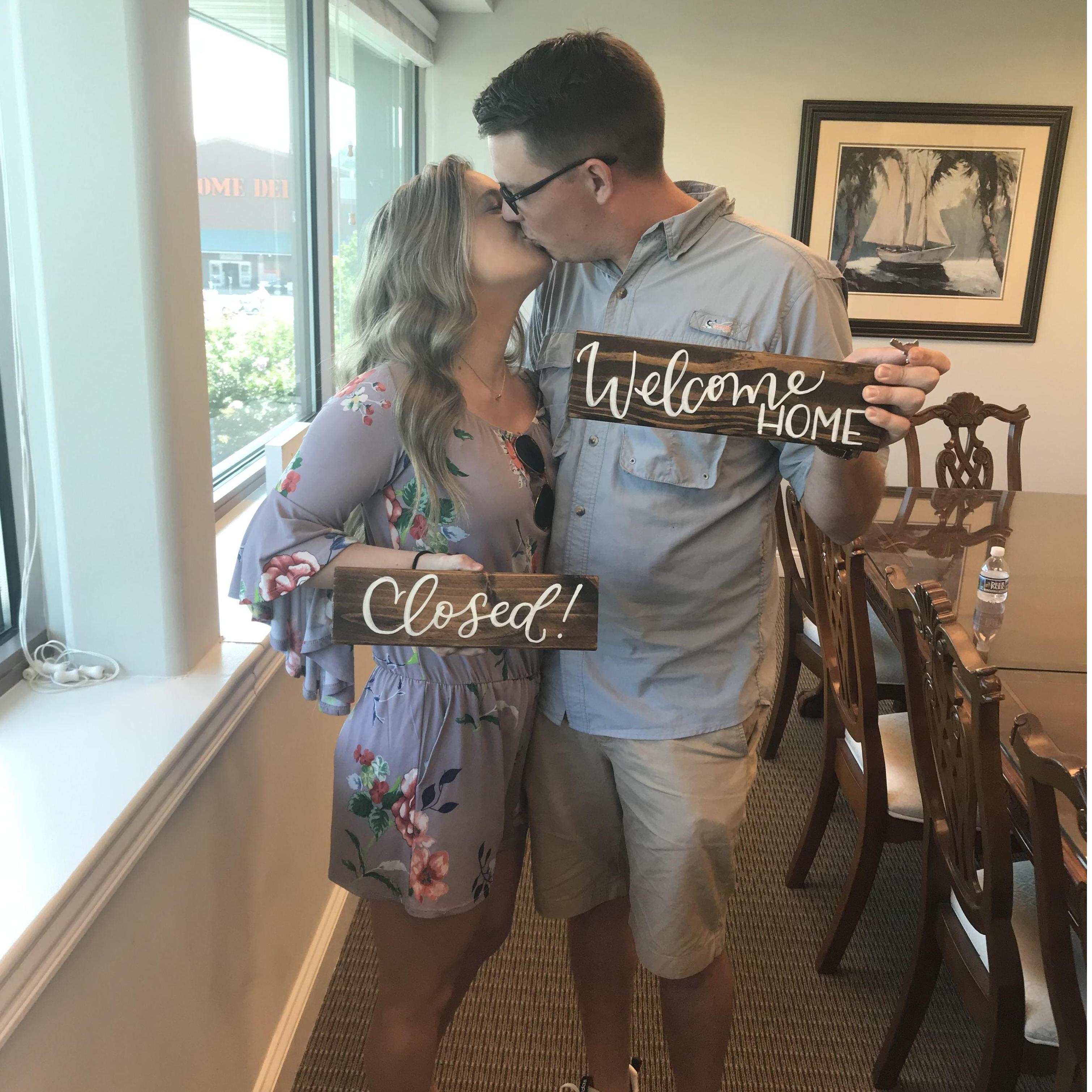 Closed on our first house