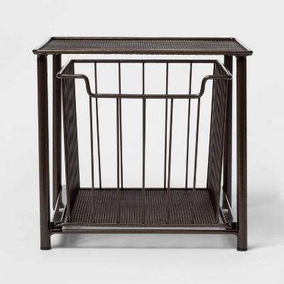 Stackable Slide Out Drawer Organizer Medium Bronze - Threshold™