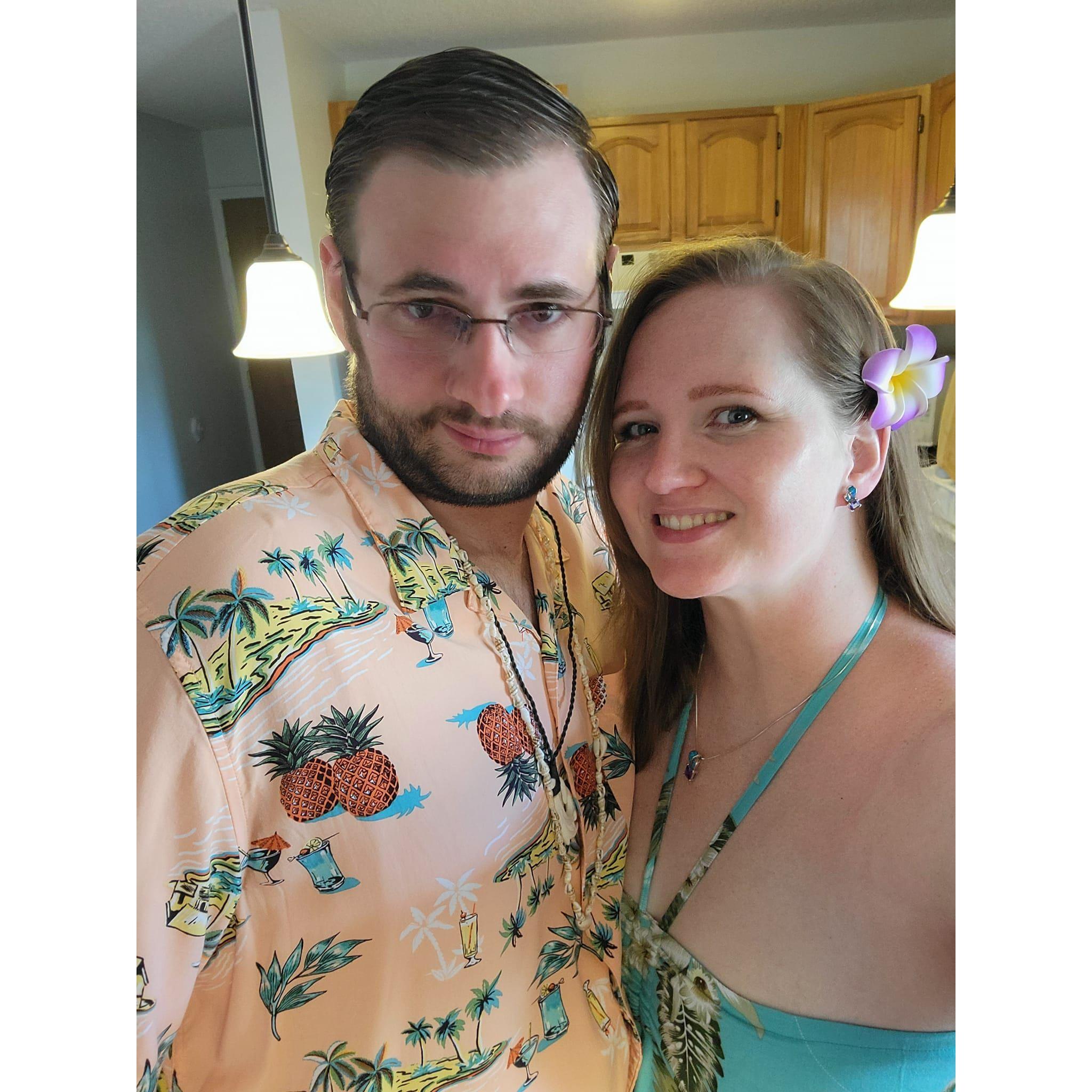 Our first vacation together. We had an amazing time in Kauai, Hawaii.