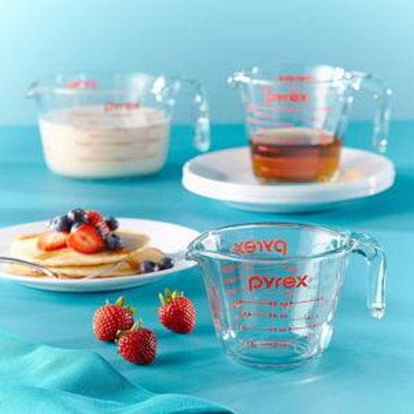 Pyrex Essentials - Glass Measuring Cups Set