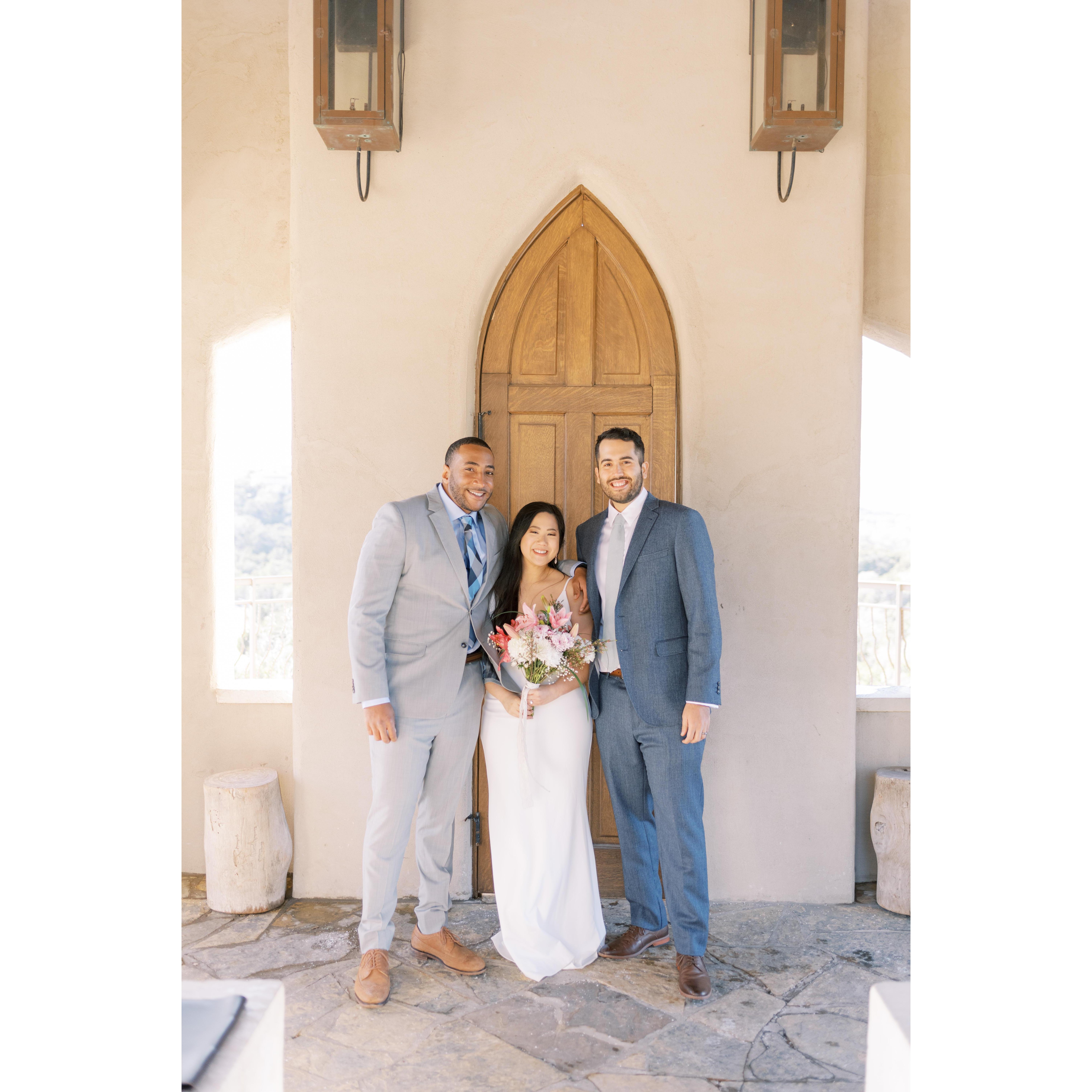 2/20/21 when we officially got married which was also the same week the Snowpocalypse happened.