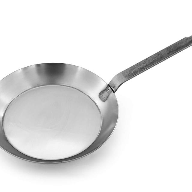 Matfer Bourgeat Black Carbon Steel Fry Pan, 11 7/8