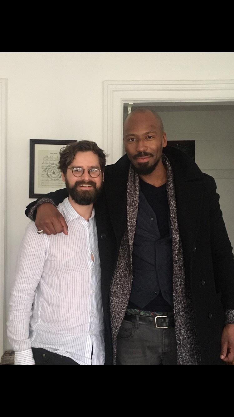 Dan and LeRon, one of his best friends and groomsmen