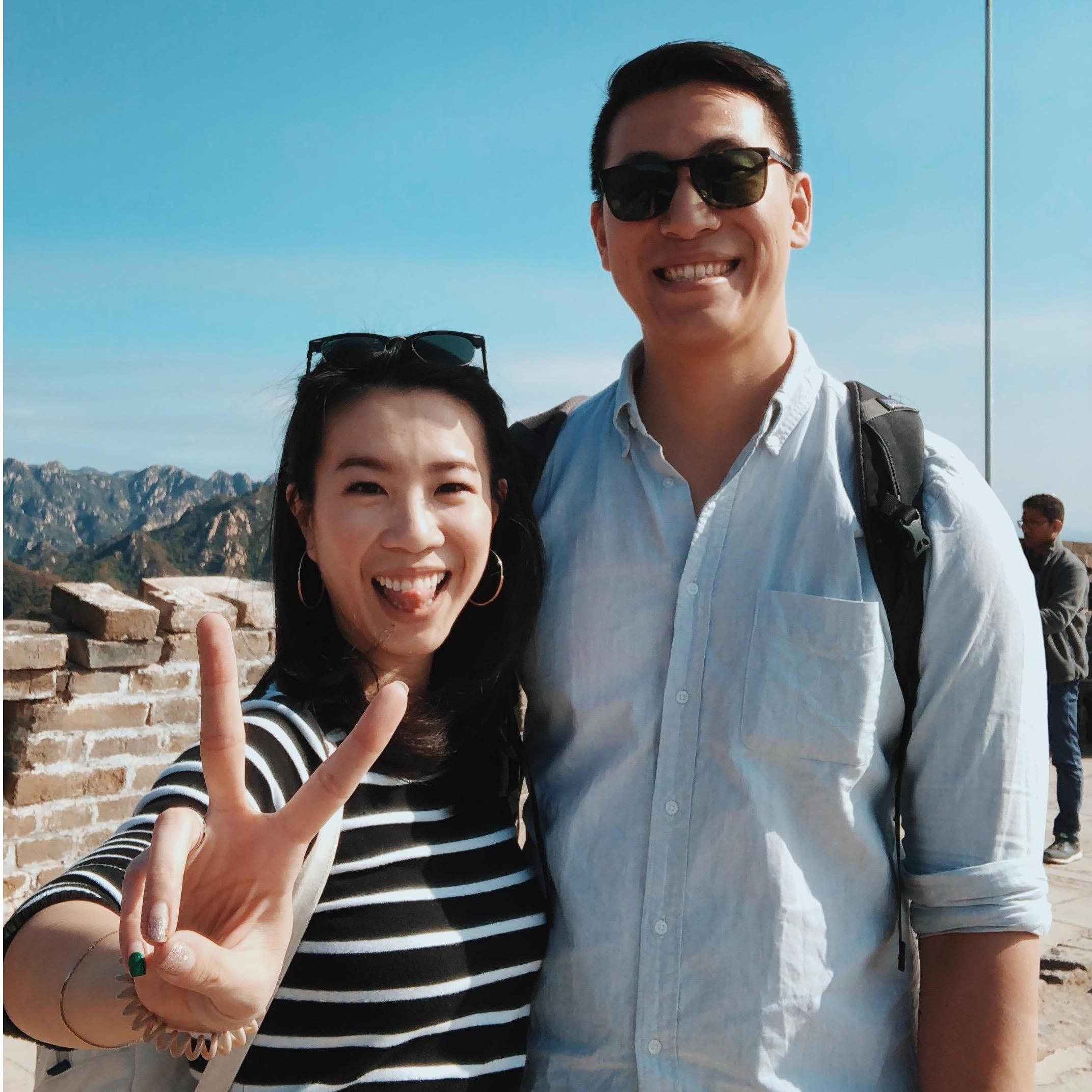 Now all of China knows you're here. (We were at the Great Wall)