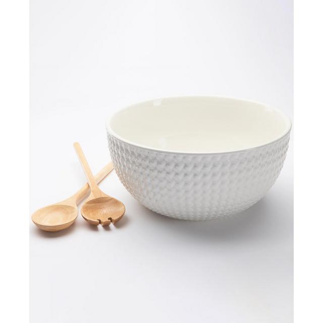Thirstystone Salad Bowl with Servers, Set of 3