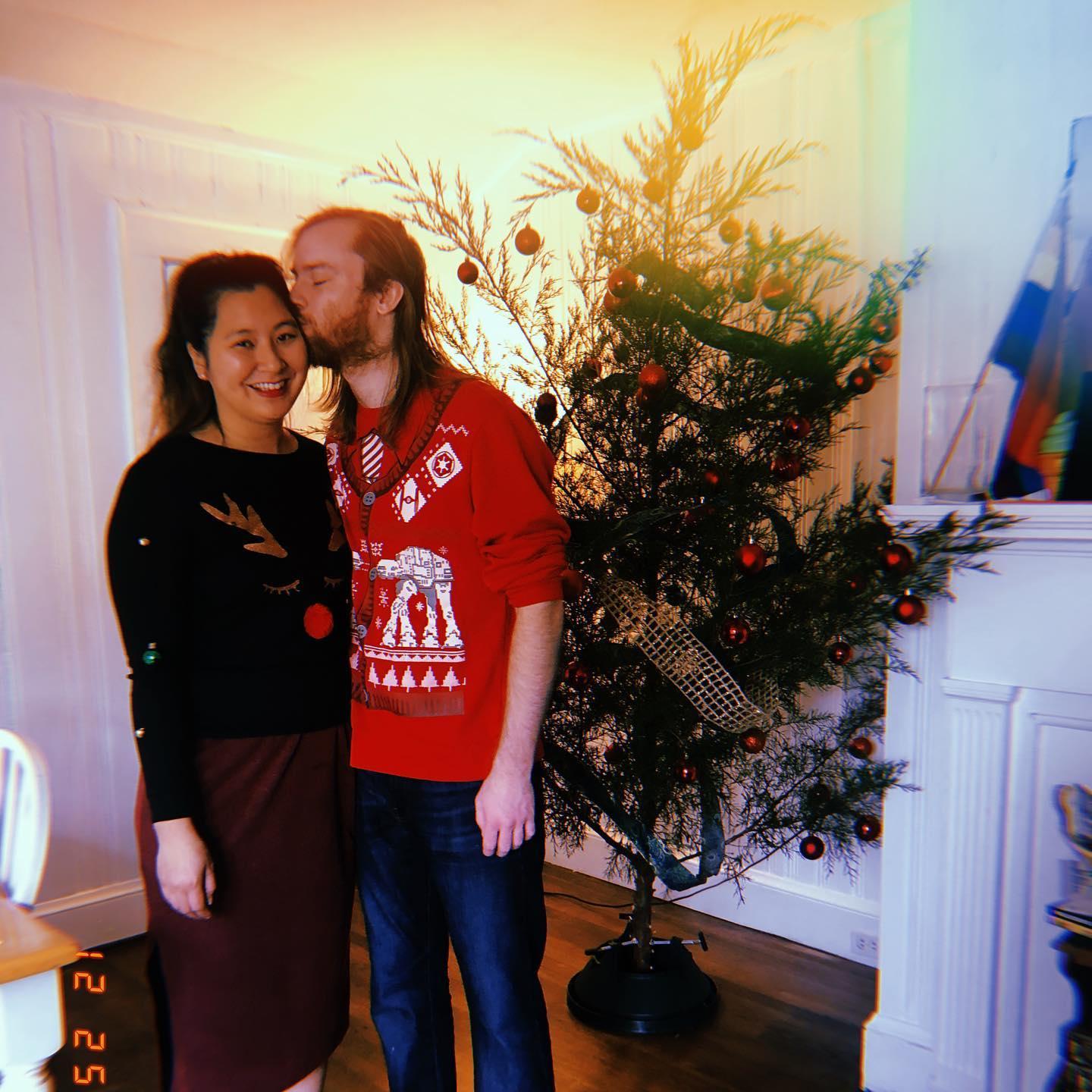 A stranger helped us chop that tree down!