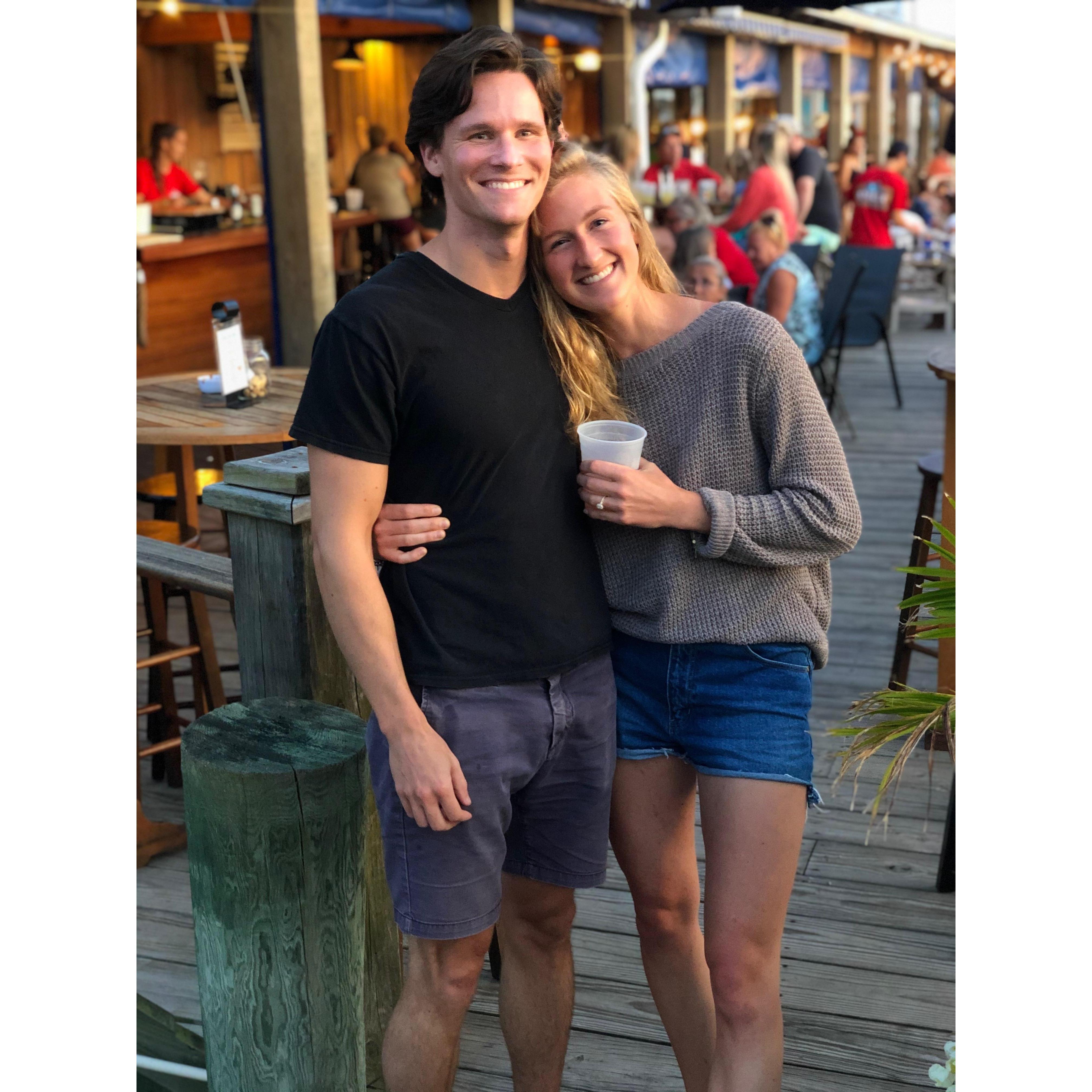 Anna showing Keegan her hometown, Ocean City MD (August 2019)