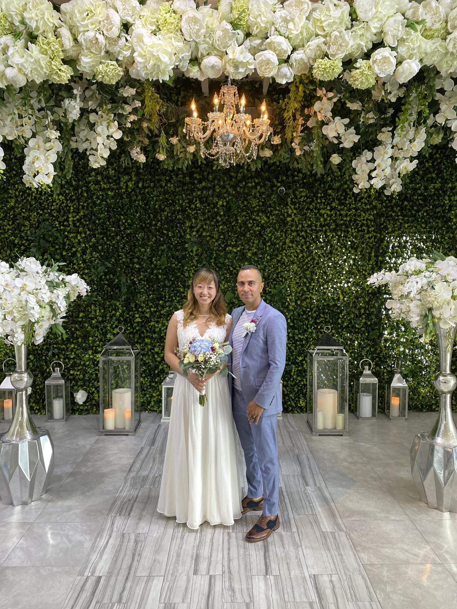 Married on pi day, right before California shut down!