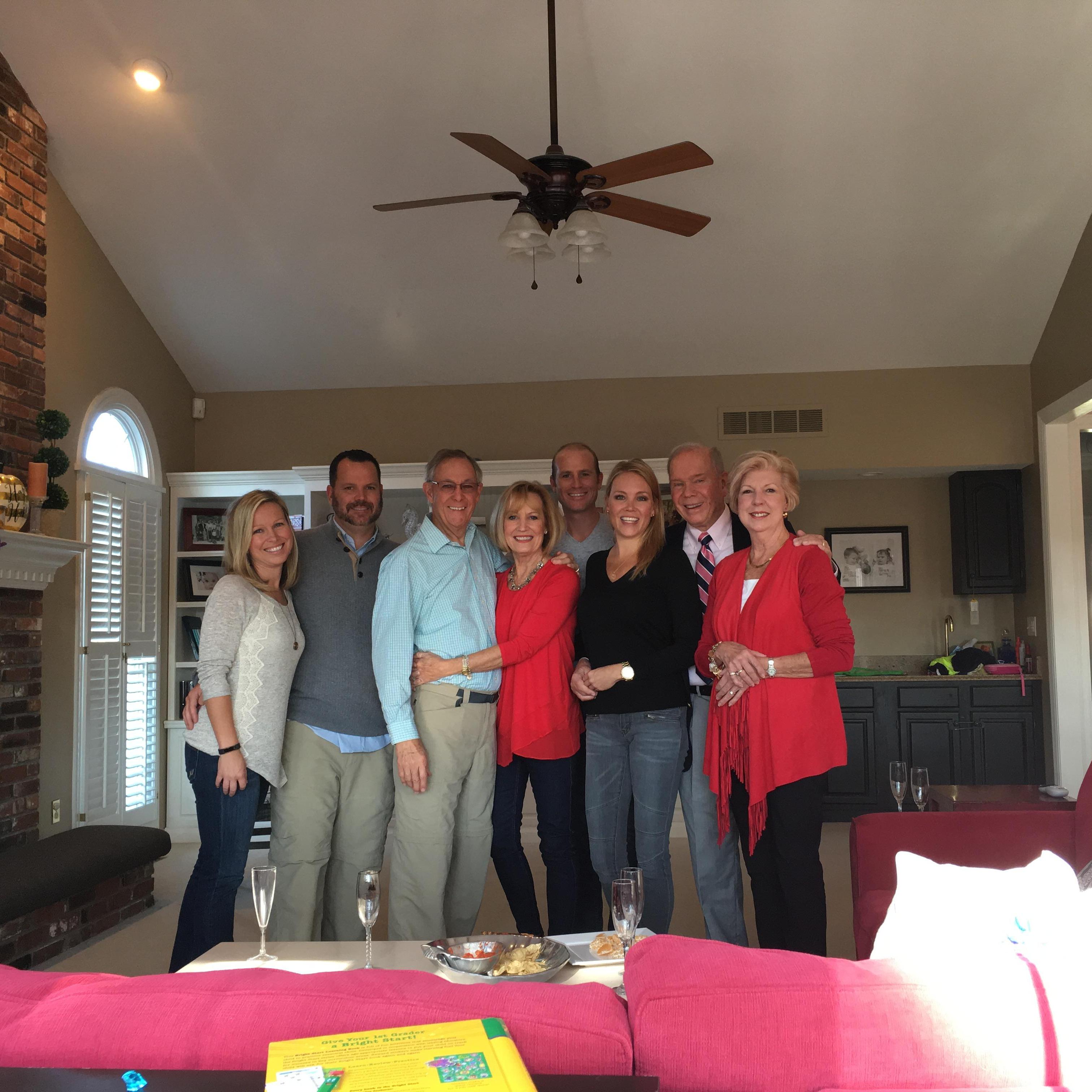 Thanksgiving in St. Louis. Phil and Dee were able to stop by and join us!